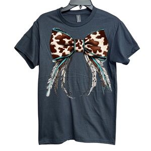 Western Cowboy Black Graphic Tee